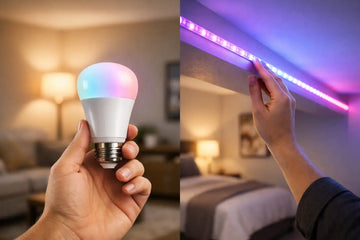 Smart Bulb vs LED Strip for Every Room
