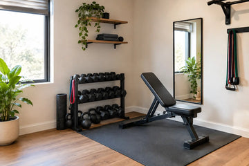 Home Gym Corner Setup Example for Small Spaces
