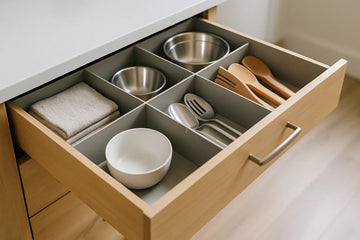 Deep Drawers, Finally Organized: Dividers That Work