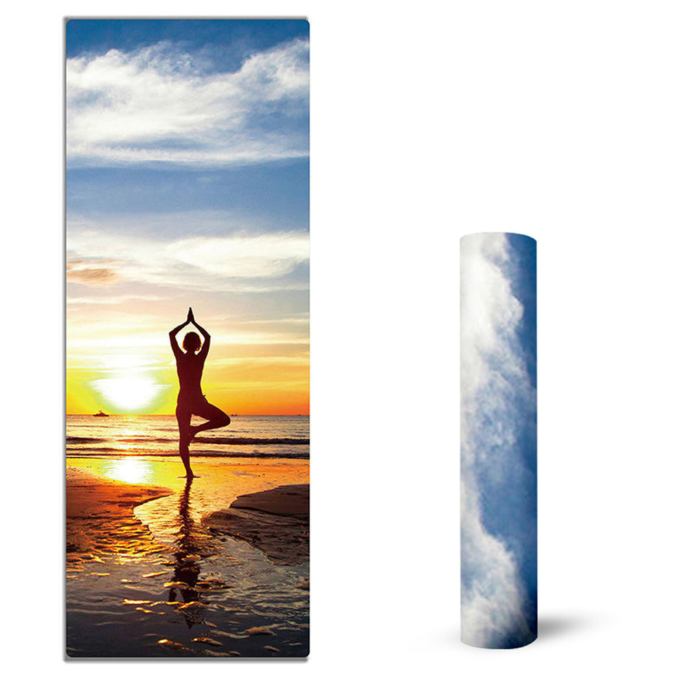 Eco-Friendly Suede Yoga Mat