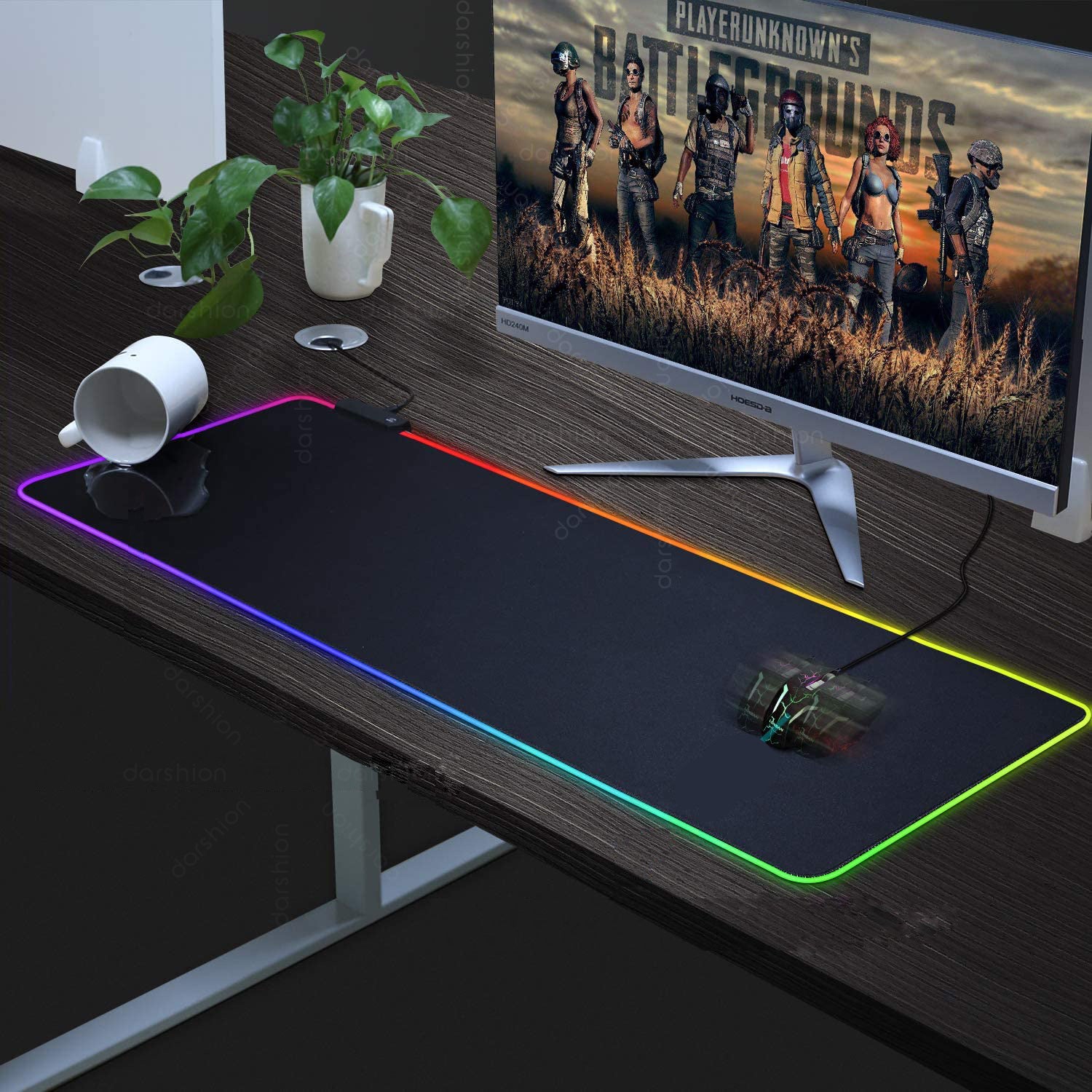 RGB Luminous Gaming Mouse Pad