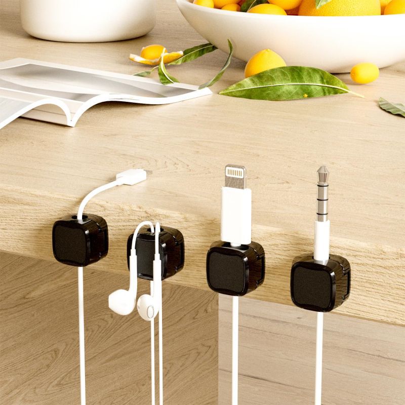 Under Desk Magnetic Cable Clip