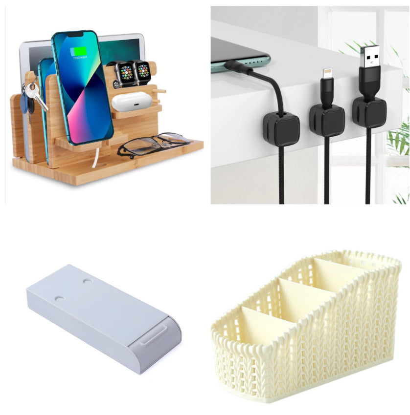 Under Desk Magnetic Cable Clip