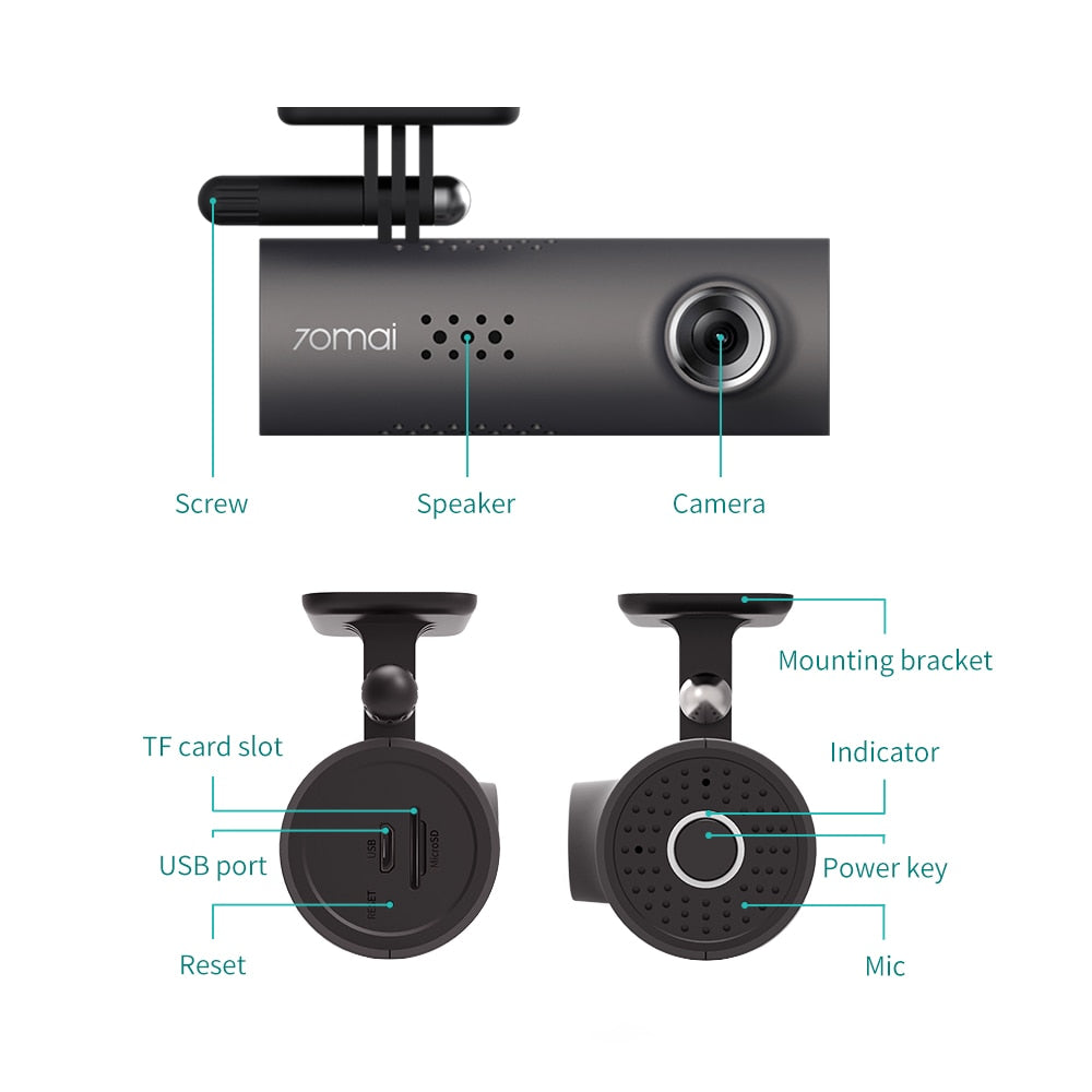 Smart Wi-Fi Car Dash Cam