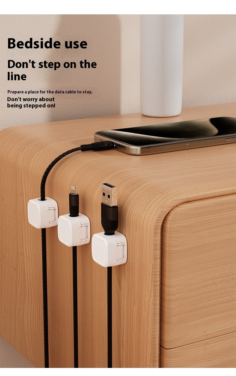 Under Desk Magnetic Cable Clip