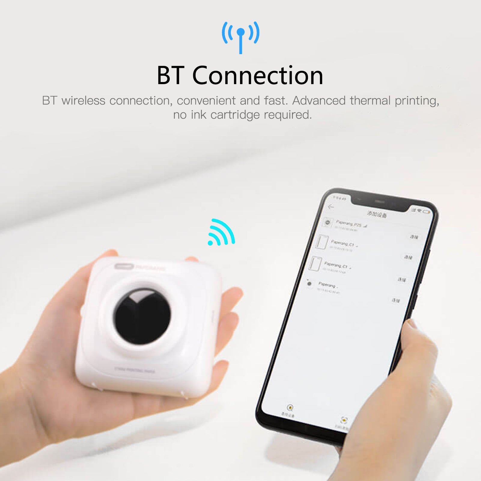 Portable Bluetooth Label Printer