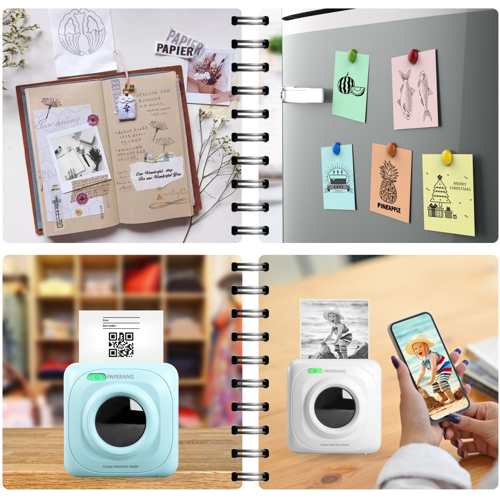 Portable Bluetooth Label Printer