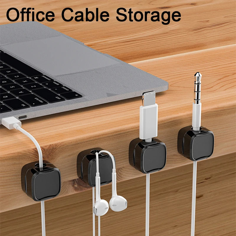 Under Desk Magnetic Cable Clip